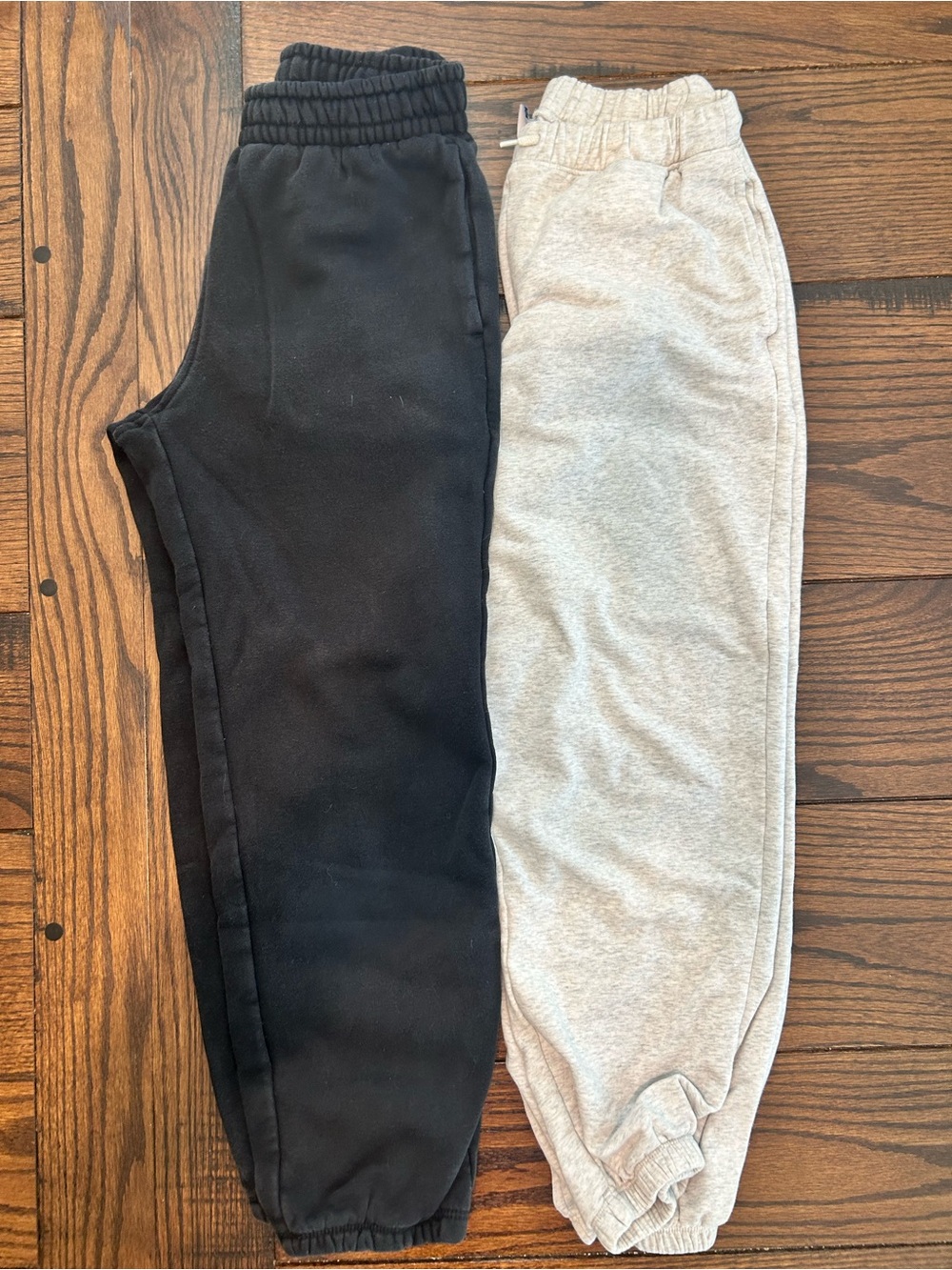 Athleta and Old Navy Black and Light Gray Kids Jogger Sweatpants